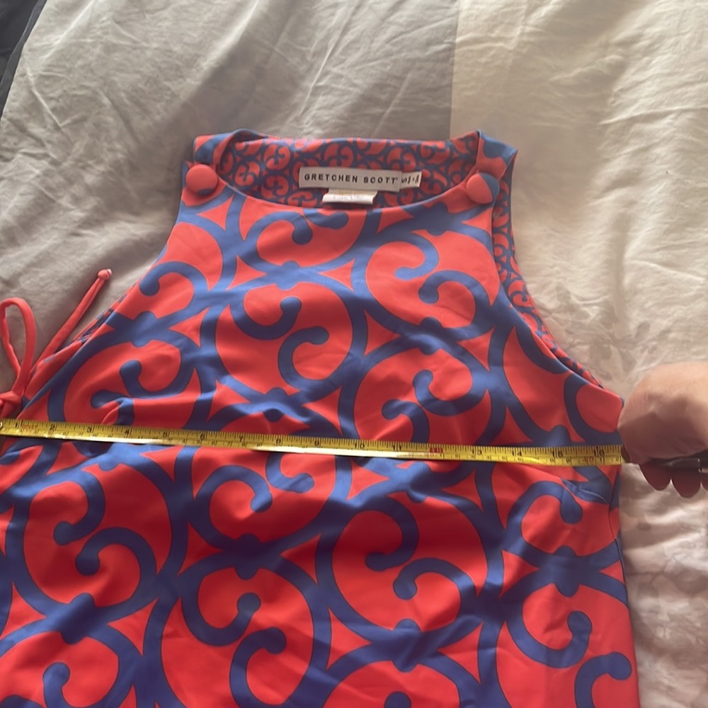 Orange and blue maxi dress - Picture 5 of 7
